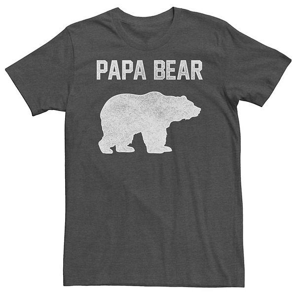 Big & Tall Fifth Sun Bear Papa Text Tee