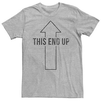 Big & Tall This End Up Box Label Tee