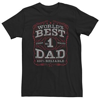 Big & Tall Fifth Sun World's Best Dad Tee