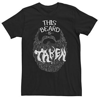 Big & Tall This Beard Is Taken Line Art Tee