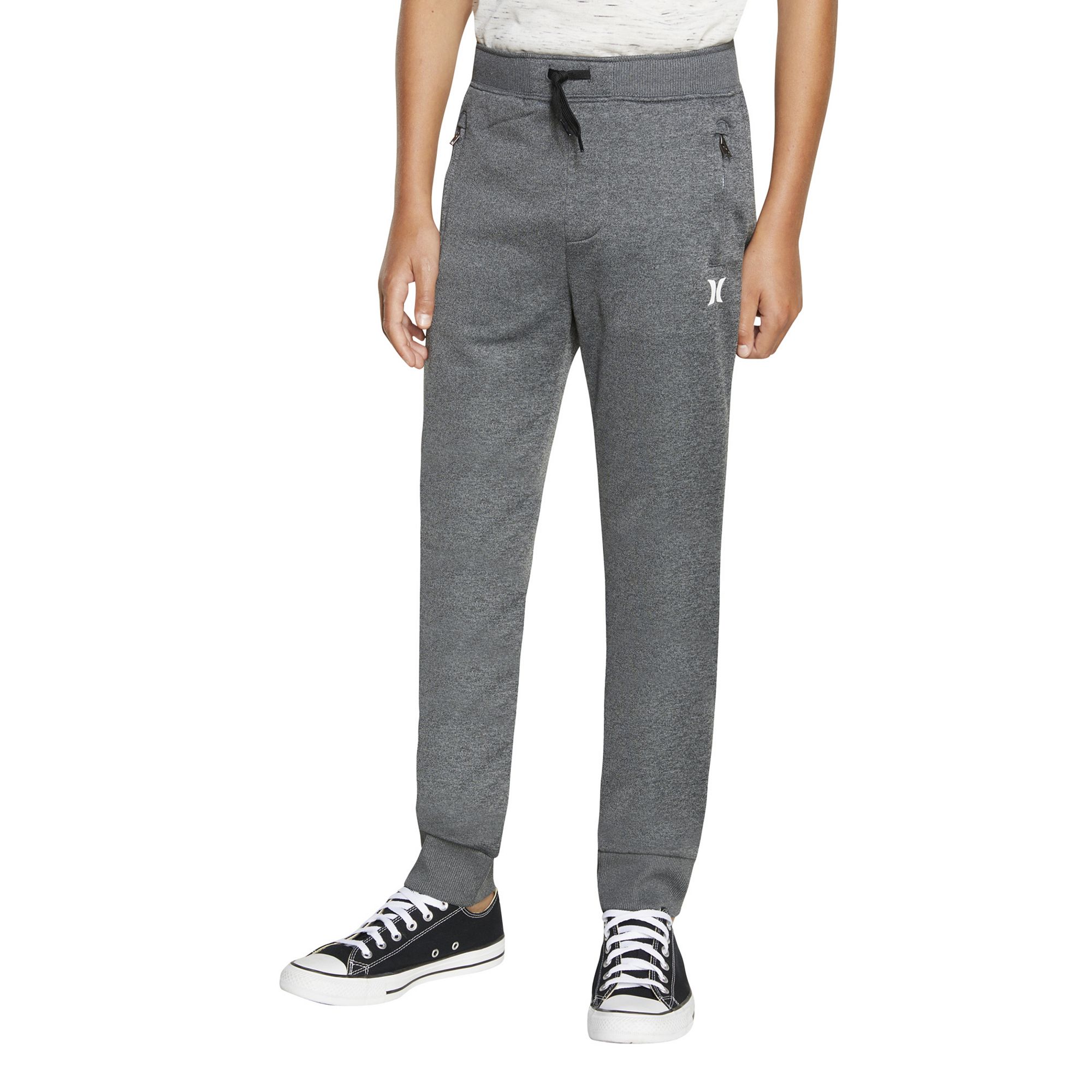 Boys 8-20 Hurley H2O-Dri Solar Jogger Pants, Boys, Size: Small, Gray