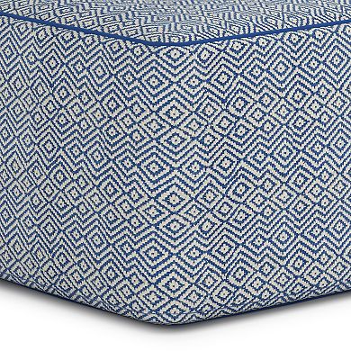 Simply Home Brynn Square Pouf