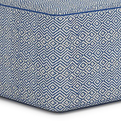 Simply Home Brynn Square Pouf