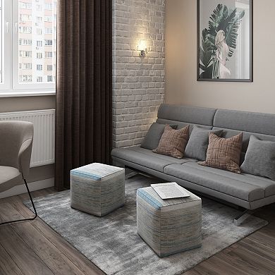 Simply Home Naya Cube Pouf