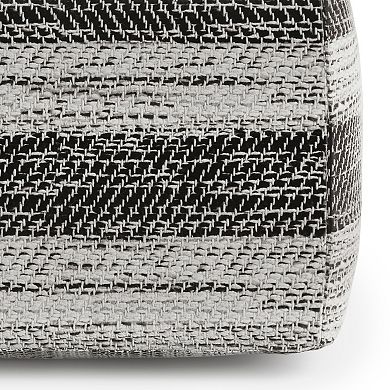 Simply Home Clay Square Pouf