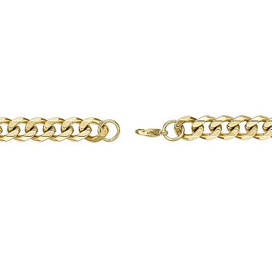 Men's LYNX Stainless Steel Curb Chain Bracelet