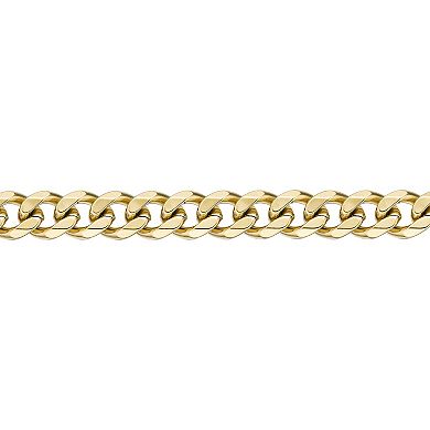 Men's LYNX Stainless Steel Curb Chain Bracelet