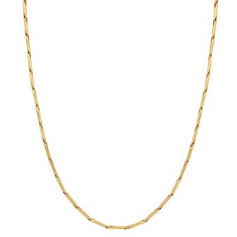 Men's LYNX Gold Tone Ion-Plated Stainless Steel Link Chain Necklace