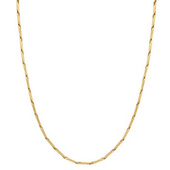 Men's LYNX Gold Tone Ion-Plated Stainless Steel Link Chain Necklace