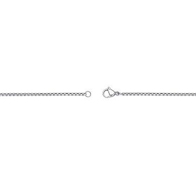 Men's LYNX Stainless Steel Box Chain Necklace 