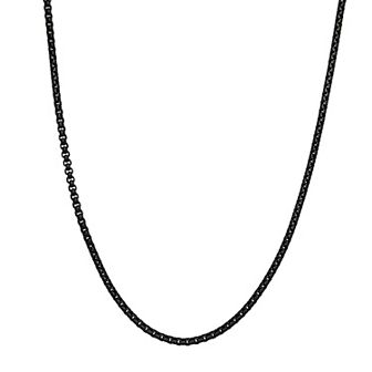 Men's LYNX Stainless Steel Box Chain Necklace