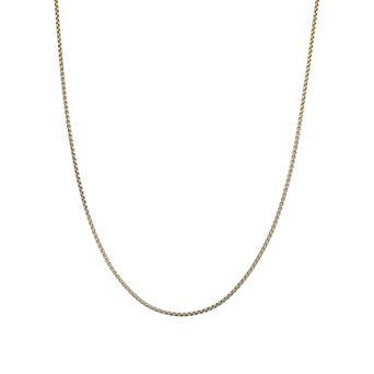 Men's LYNX Stainless Steel Box Chain Necklace