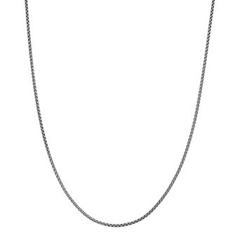 Men's LYNX Stainless Steel Box Chain Necklace