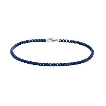 Men's LYNX Stainless Steel Box Chain Bracelet