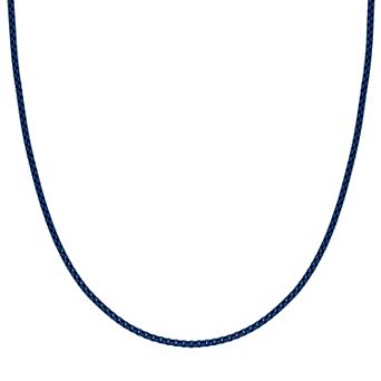 Men's LYNX Stainless Steel Box Chain Necklace