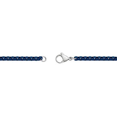 Men's LYNX Stainless Steel Box Chain Necklace