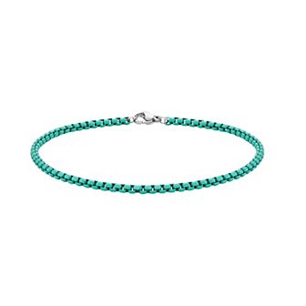 Men's LYNX Stainless Steel Box Chain Bracelet