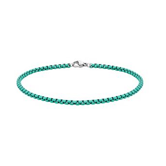 Men's LYNX Stainless Steel Box Chain Bracelet