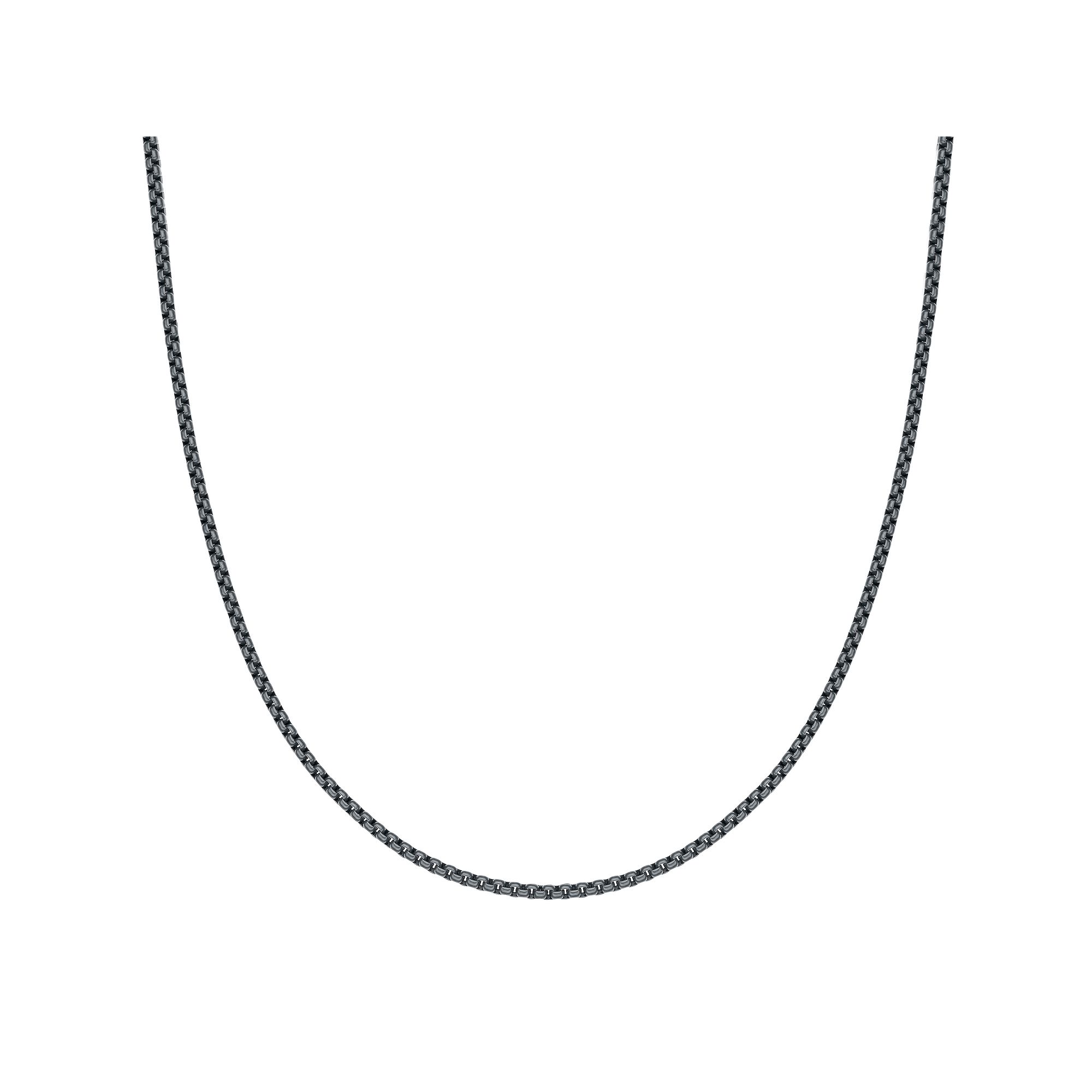 Mens LYNX Stainless Steel Box Chain Bracelet, Size: 18