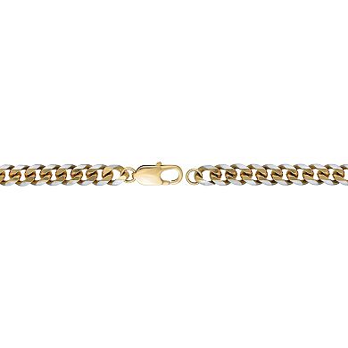 Men's LYNX Stainless Steel Curb Chain Necklace 