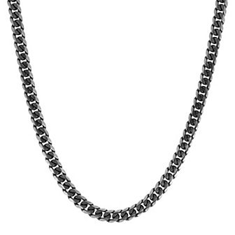Men's LYNX Stainless Steel Curb Chain Necklace