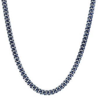 Men's LYNX Stainless Steel Curb Chain Necklace