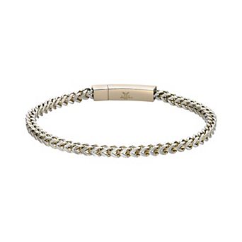 Men's LYNX Gold Tone Ion-Plated Stainless Steel Franco Chain Bracelet