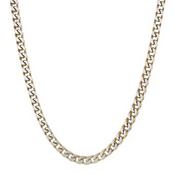 Men's LYNX Gold Tone Ion-Plated Stainless Steel Necklace