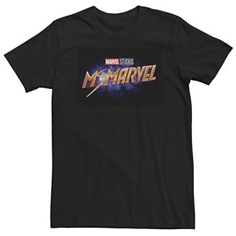 Big & Tall Marvel Studios Ms. Marvel Logo Tee