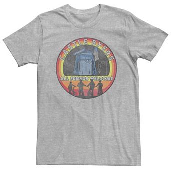 Big & Tall Stranger Things Group Shot Castle Byers All Friends Welcome Tee