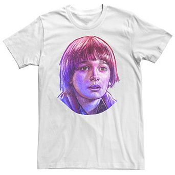 Big & Tall Stranger Things Will Rose Tone Portrait Tee