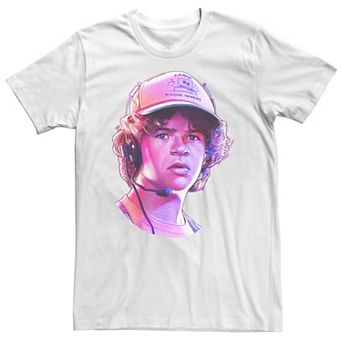 Big & Tall Stranger Things Dusty Large Rose Tone Portrait Tee