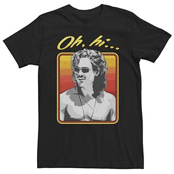 Big & Tall Stranger Things Billy Greyscale Oh Hi Boxed Tee