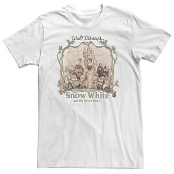 Big & Tall Disney Snow White And The Seven Dwarfs Men's Vintage Portrait Tee