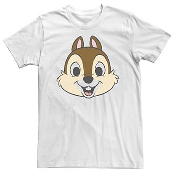 Big & Tall Disney Chip And Dale Chip With Transparent Cheeks Tee
