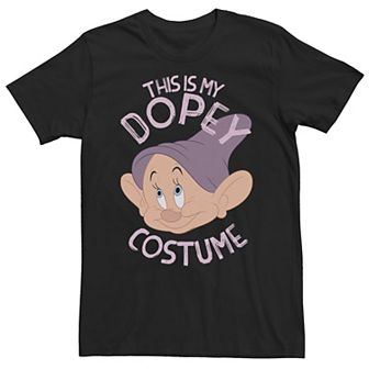 Big & Tall Disney Snow White This Is My Dopey Costume Halloween Tee