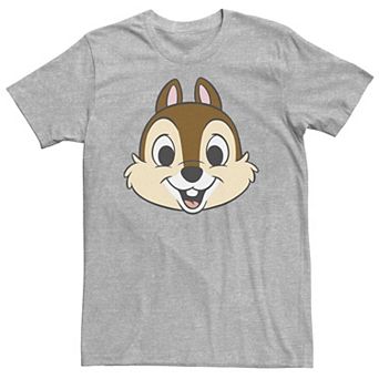 Disney's Chip And Dale Big & Tall With Transparent Cheeks Tee