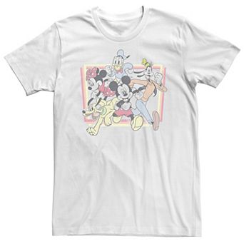 Big & Tall Disney Mickey Mouse & Friends Burst Through Portrait Tee