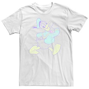 Big & Tall Disney Mickey And Friends Donald Duck Neon Portrait Tee