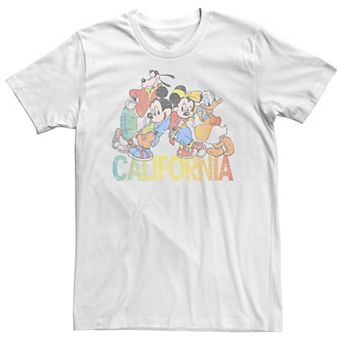 Big & Tall Disney Mickey & Friends California Group Shot Tee