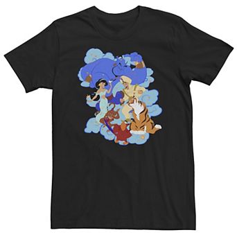 Big & Tall Disney Aladdin Agrabah Dance Off Group Shot Tee