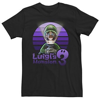 Big & Tall Nintendo Luigi's Mansion 3 Luigi Purple Portrait Tee