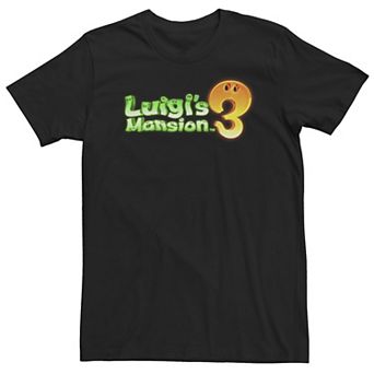 Big & Tall Nintendo Luigi's Mansion 3 Game Logo Tee