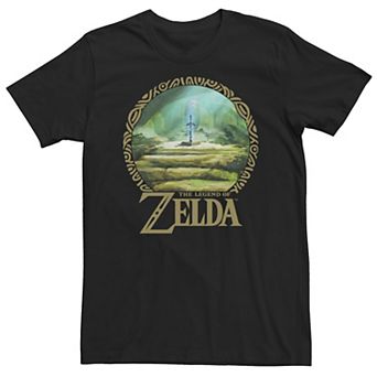 Big & Tall The Legend of Zelda Korok Forest Circle Portrait Tee