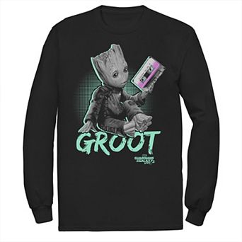 Men's Marvel Guardians Vol. 2 Baby Groot Neon Tape Tee