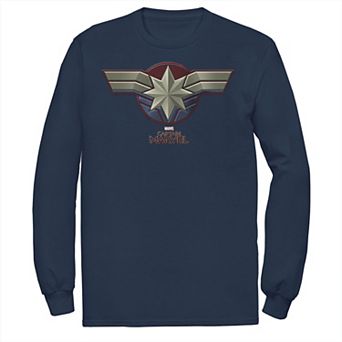 Men's Marvel Captain Marvel Movie Chest Symbol Tee