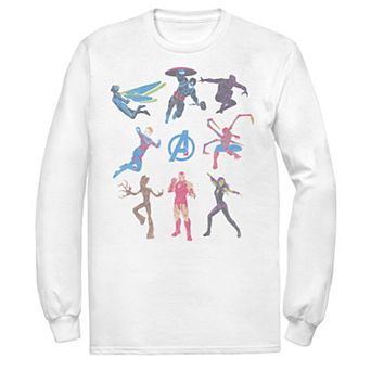 Men's Marvel Character Collage Tee