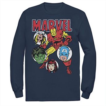 Men's Marvel Avengers Classic Group Shot Circles Tee