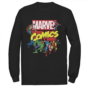 Men's Marvel D23 Exclusive Avengers Retro Comic Graphic Tee