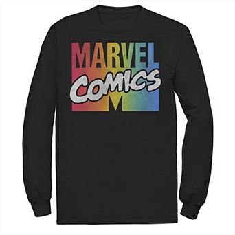 Men's Marvel Comics Rainbow Gradient Logo Tee